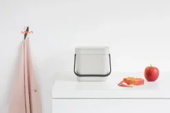 brabantia Entsorgen & Recyclen|Entsorgen & Recyclen-Abfallbehälter Sort&Go 3l Light Grey Hellgrau