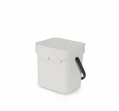 brabantia Entsorgen & Recyclen|Entsorgen & Recyclen-Abfallbehälter Sort&Go 3l Light Grey Hellgrau