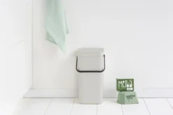 brabantia Entsorgen & Recyclen|Entsorgen & Recyclen-Abfallbehälter Sort&Go 16l Light Grey Hellgrau