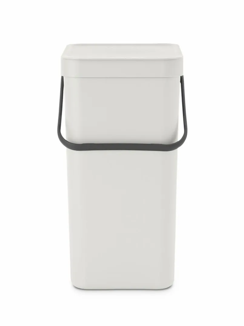 brabantia Entsorgen & Recyclen|Entsorgen & Recyclen-Abfallbehälter Sort&Go 16l Light Grey Hellgrau