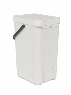brabantia Entsorgen & Recyclen|Entsorgen & Recyclen-Abfallbehälter Sort&Go 16l Light Grey Hellgrau