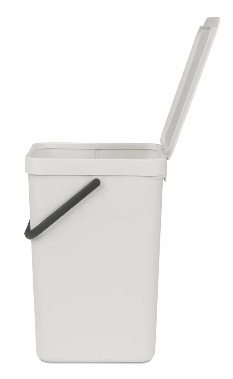 brabantia Entsorgen & Recyclen|Entsorgen & Recyclen-Abfallbehälter Sort&Go 16l Light Grey Hellgrau