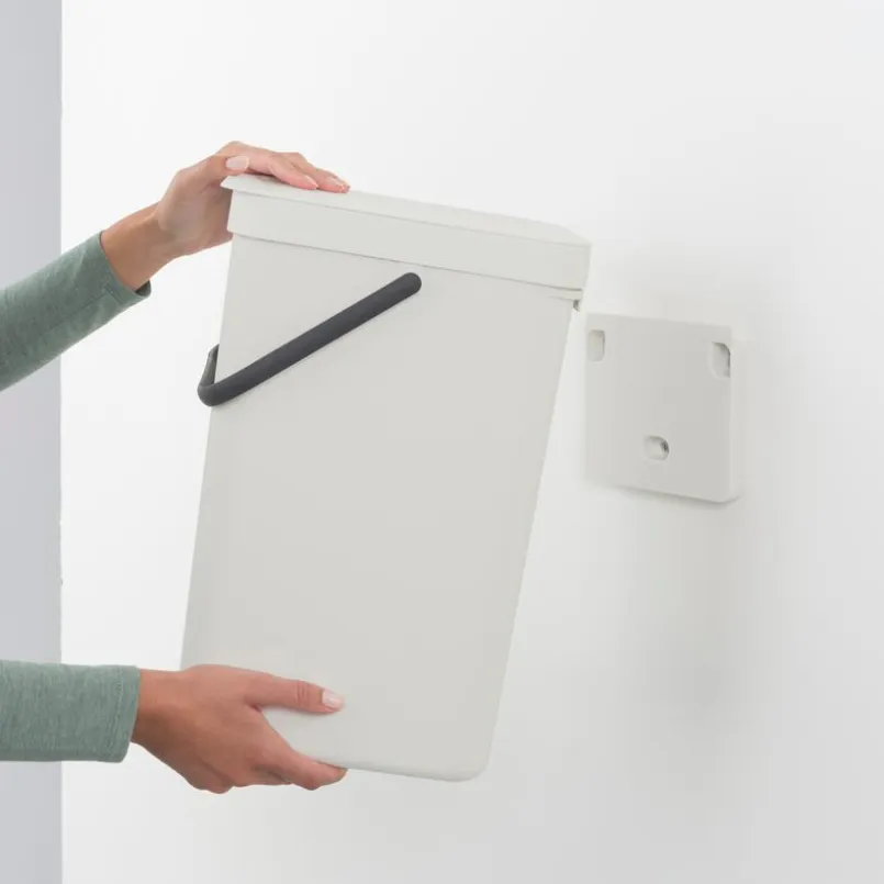 brabantia Entsorgen & Recyclen|Entsorgen & Recyclen-Abfallbehälter Sort&Go 16l Light Grey Hellgrau