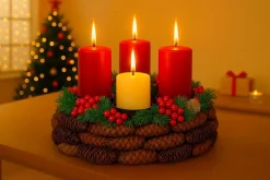 Adventskranz Ø 40 cm< Online