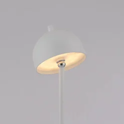 Außenstehleuchten|Außenstehleuchten|SCHÖNER WOHNEN-Kollektion Akku-Stehlampe Bellis Weiß