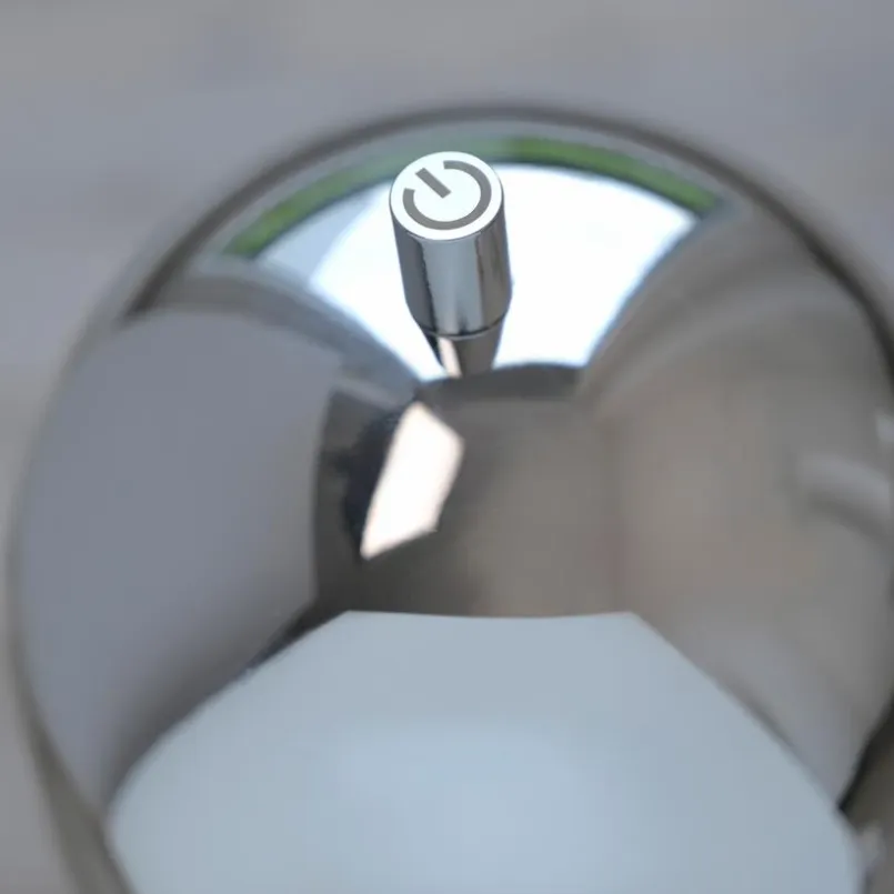SCHÖNER WOHNEN-Kollektion Außenstehleuchten|Außenstehleuchten-Akku-Stehlampe Bellis Chrom