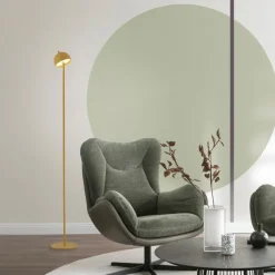 Außenstehleuchten|Außenstehleuchten|SCHÖNER WOHNEN-Kollektion Akku-Stehlampe Bellis Gelb