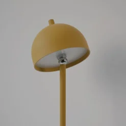 Außenstehleuchten|Außenstehleuchten|SCHÖNER WOHNEN-Kollektion Akku-Stehlampe Bellis Gelb