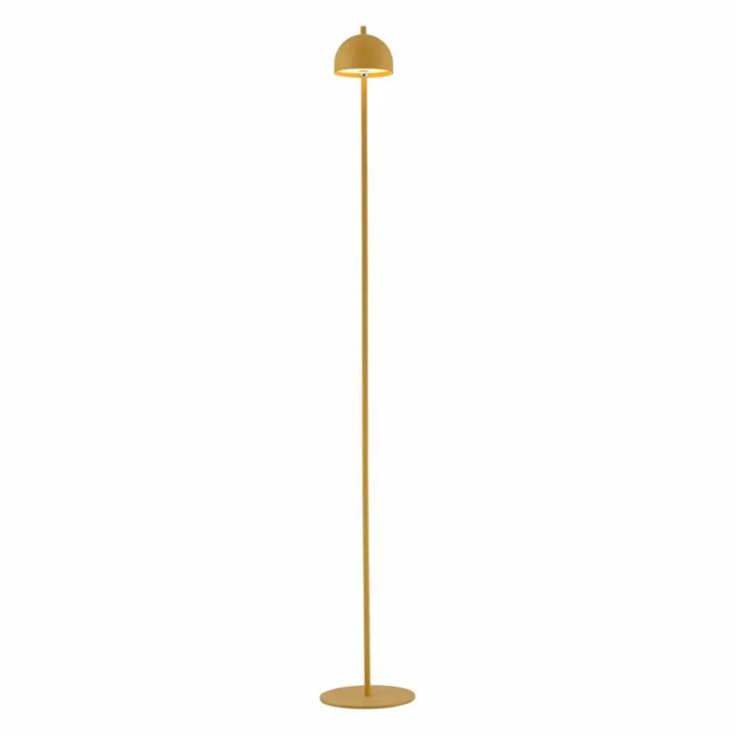 Außenstehleuchten|Außenstehleuchten|SCHÖNER WOHNEN-Kollektion Akku-Stehlampe Bellis Gelb