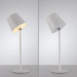 Außentischleuchten|Außentischleuchten|JUST LIGHT. Akku-Tischleuchte Boteria Weiß