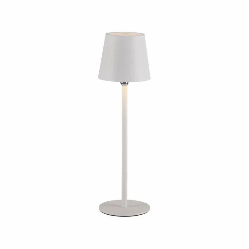 Außentischleuchten|Außentischleuchten|JUST LIGHT. Akku-Tischleuchte Boteria Weiß