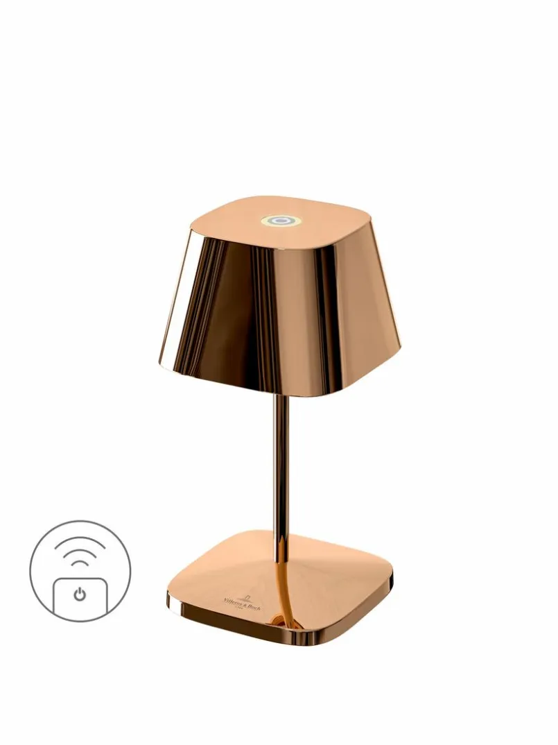 Außentischleuchten|Außentischleuchten|Villeroy & Boch Akku-Tischleuchte Neapel RC Roségold