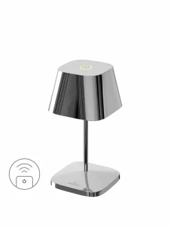 Außentischleuchten|Außentischleuchten|Villeroy & Boch Akku-Tischleuchte Neapel RC Chrom