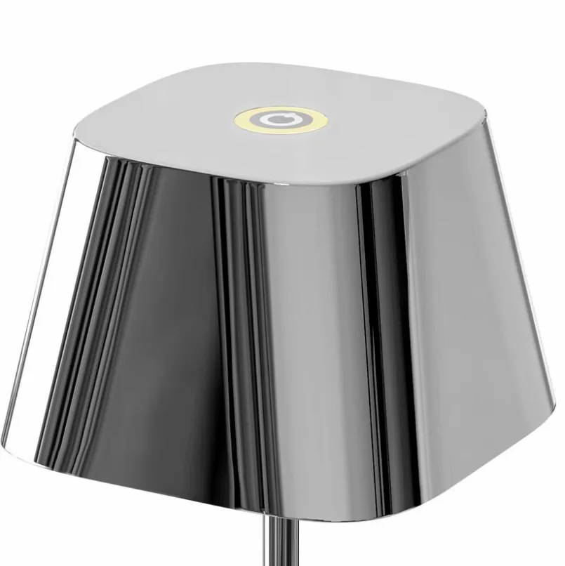 Außentischleuchten|Außentischleuchten|Villeroy & Boch Akku-Tischleuchte Neapel RC Chrom