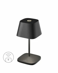 Außentischleuchten|Außentischleuchten|Villeroy & Boch Akku-Tischleuchte Neapel RC Schwarz pulverbeschichtet