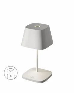 Außentischleuchten|Außentischleuchten|Villeroy & Boch Akku-Tischleuchte Neapel RC Weiß pulverbeschichtet