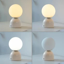 Akkuleuchten|Tischlampen|SCHÖNER WOHNEN-Kollektion Akku-Tischleuchte Rudi Sand