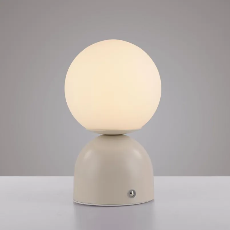 Akkuleuchten|Tischlampen|SCHÖNER WOHNEN-Kollektion Akku-Tischleuchte Rudi Sand