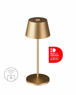 Villeroy & Boch Außentischleuchten|Außentischleuchten-Akku-Tischleuchte Seoul Micro RC Gold / Black