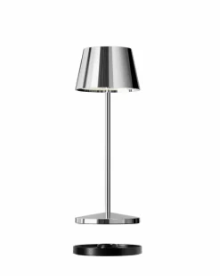Außentischleuchten|Außentischleuchten|Villeroy & Boch Akku-Tischleuchte Seoul Micro RC Chrom