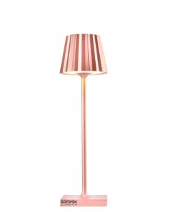 Sompex Außentischleuchten|Außentischleuchten-Akku-Tischleuchte Troll Nano Roségold