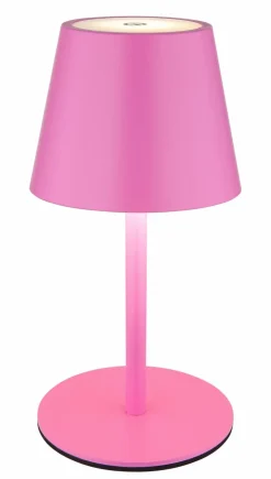 Globo Außentischleuchten|Außentischleuchten-Akku-Tischleuchte Vannie I Pink