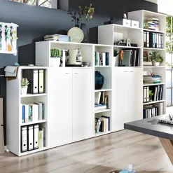 Büroschränke & Regale|Büromöbel-Serien|Mäusbacher Aktenregal Mister Office Weiß