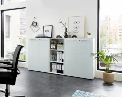 Büroschränke & Regale|Büromöbel-Serien|Germania Aktenschrank Monteria Weiß