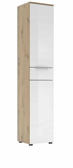 Innostyle Büroschränke & Regale-Aktenschrank Santorin Eiche / Weiß