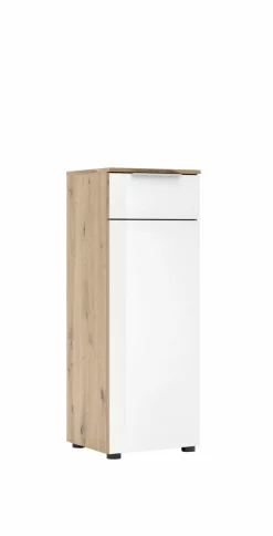 Innostyle Büroschränke & Regale-Aktenschrank Santorin Eiche / Weiß