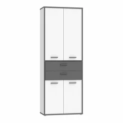 FORTE Büroschränke & Regale|Büromöbel-Serien-Aktenschrank 4-trg. Keflavik Weiß