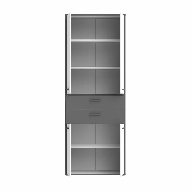 FORTE Büroschränke & Regale|Büromöbel-Serien-Aktenschrank 4-trg. Keflavik Weiß