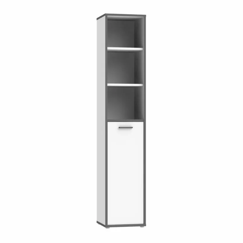 FORTE Büroschränke & Regale|Büromöbel-Serien-Aktenschrank 1-trg. Keflavik Weiß