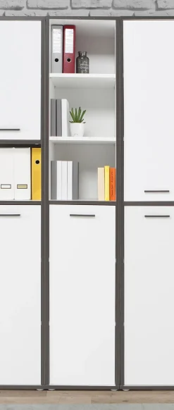 FORTE Büroschränke & Regale|Büromöbel-Serien-Aktenschrank 1-trg. Keflavik Weiß