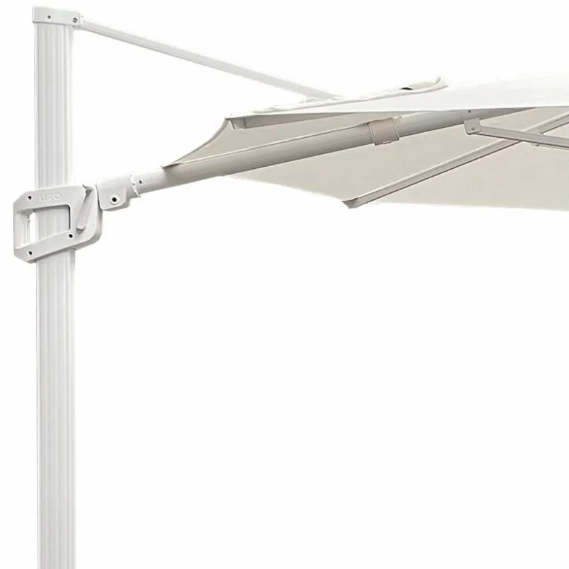 Sonnenschirme|LIRO Ampelschirm Amrum Schirm Ø350 cm Weiß