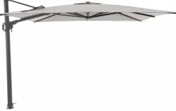 LIRO Sonnenschirme-Ampelschirm Amrum Schirm 300 x 300 cm Grau