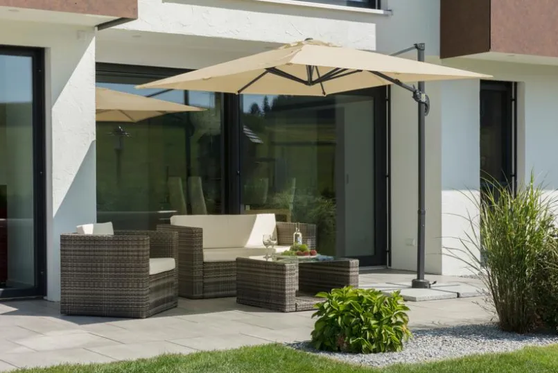 Ampelschirm Rhodos Junior 230 x 230 cm<Schneider Schirme Outlet
