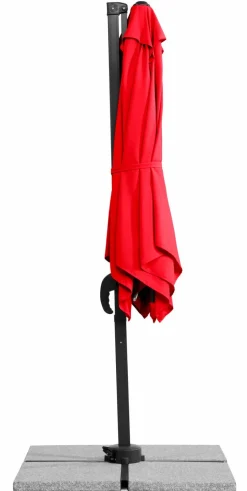 Schneider Schirme Sonnenschirme-Ampelschirm Rhodos Junior 230 x 230 cm Rot