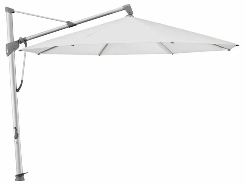 Glatz Sonnenschirme-Ampelschirm Sombrano S+ ø 350 cm Hellgrau