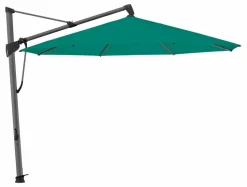 Glatz Sonnenschirme-Ampelschirm Sombrano S+ ø 350 cm Grünblau