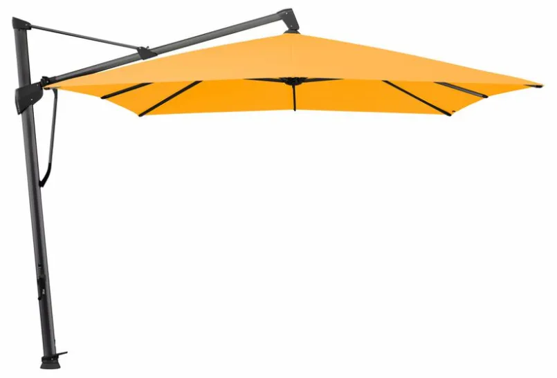 Glatz Sonnenschirme-Ampelschirm Sombrano S+ 300 x 300 cm Gelb