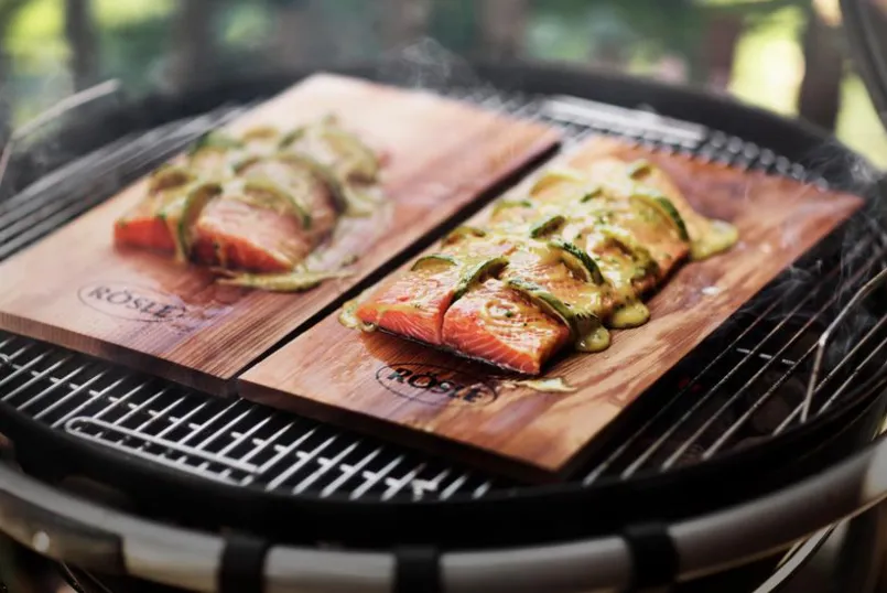 Grillzubehör|Rösle Aromaplanke Zedernholz 2er Set