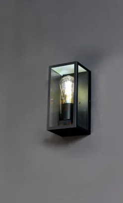 Eco-Light Außenwandleuchten|Außenwandleuchten-Außenwandleuchte Karo Schwarz
