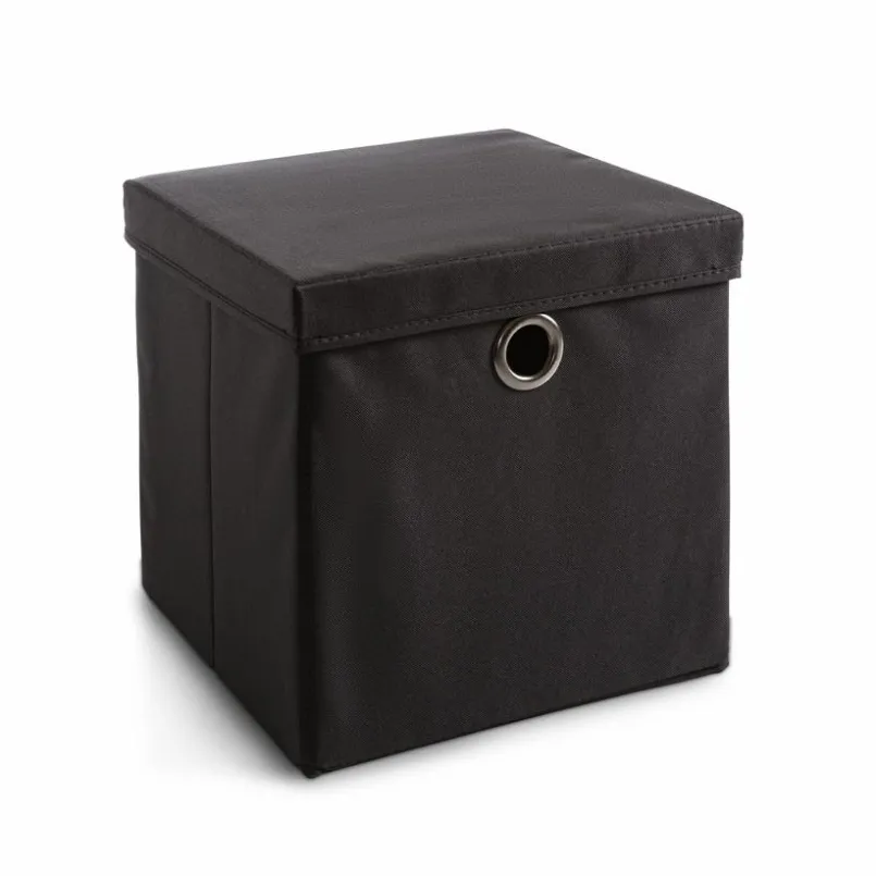 Aufbewahrungsboxen & Behälter|Aufbewahrungsboxen & Behälter-Aufbewahrungsbox 30 x 30 cm Schwarz