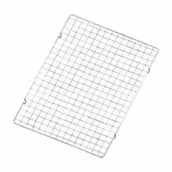 Backzubehör-Auskühlgitter 45 x 21 cm Silber