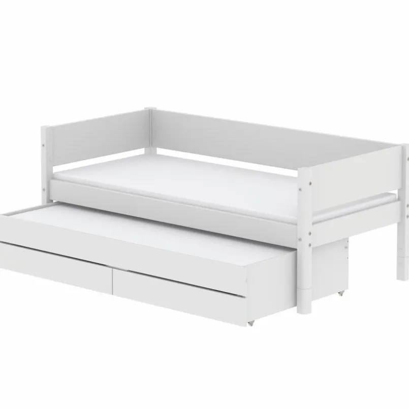 Jugendbetten|Jugendbetten|Flexa Ausziehbett White Weiß