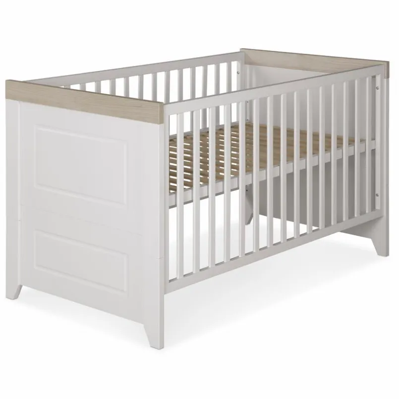 Babybetten|Babybetten|roba Baumann Babybett Felicia 70 x 140 cm Weiß