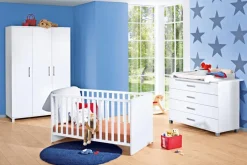 Babybetten|Babybetten|Paidi Babybett Tonio Plus 70 x 140 cm Weiß