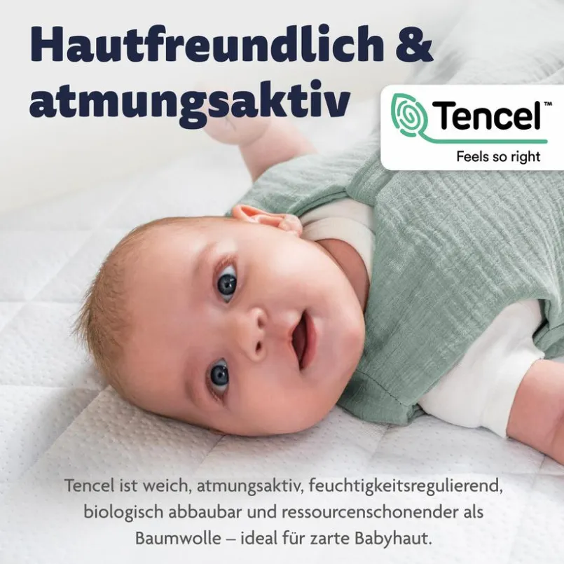 Babymatratzen|Babymatratzen|Ergodream Baby-Kaltschaummatratze Ergo Blue Weiß