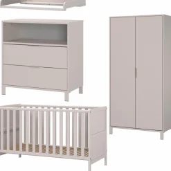 Germania Babyzimmer-Komplettsets|Babyzimmer-Komplettsets-Babyzimmer-Set Alkmaar 4tlg. Kaschmir